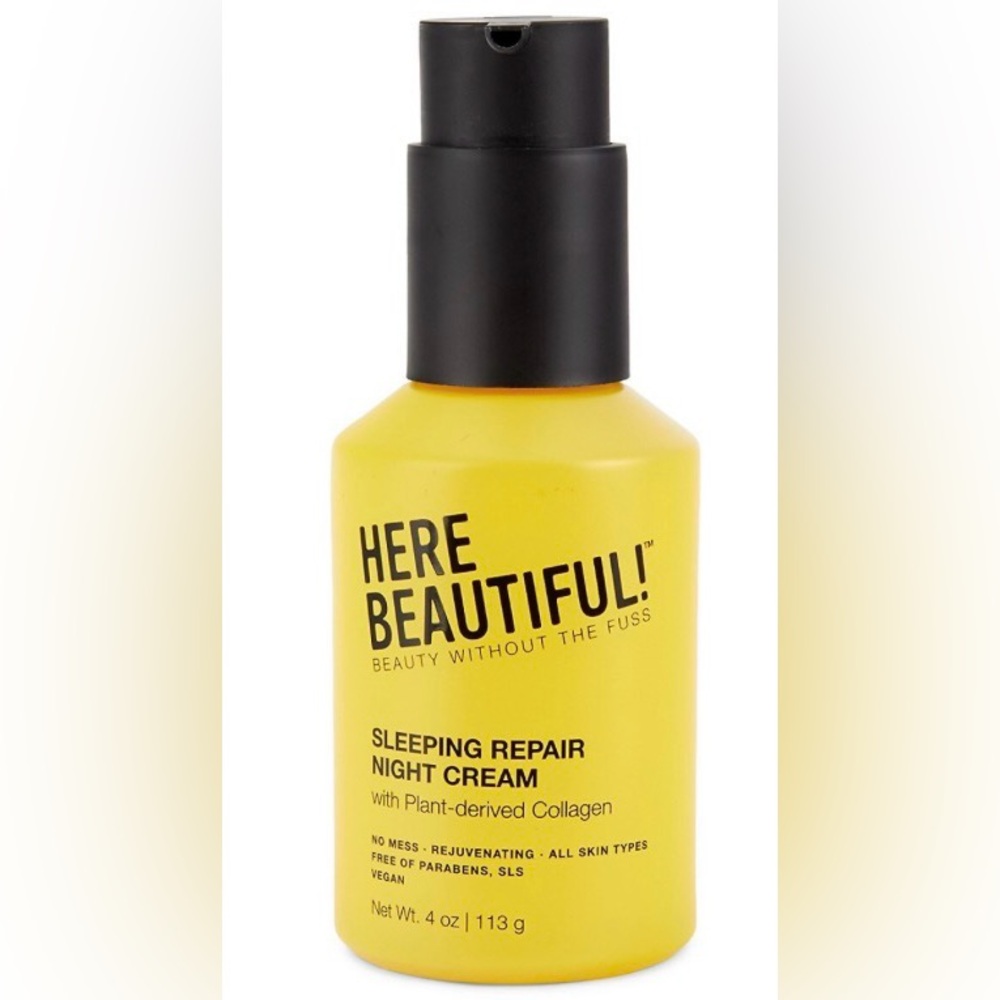 NEW! Here Beautiful! Women's Sleeping Repair Night Cream - Size 4.0 Oz.